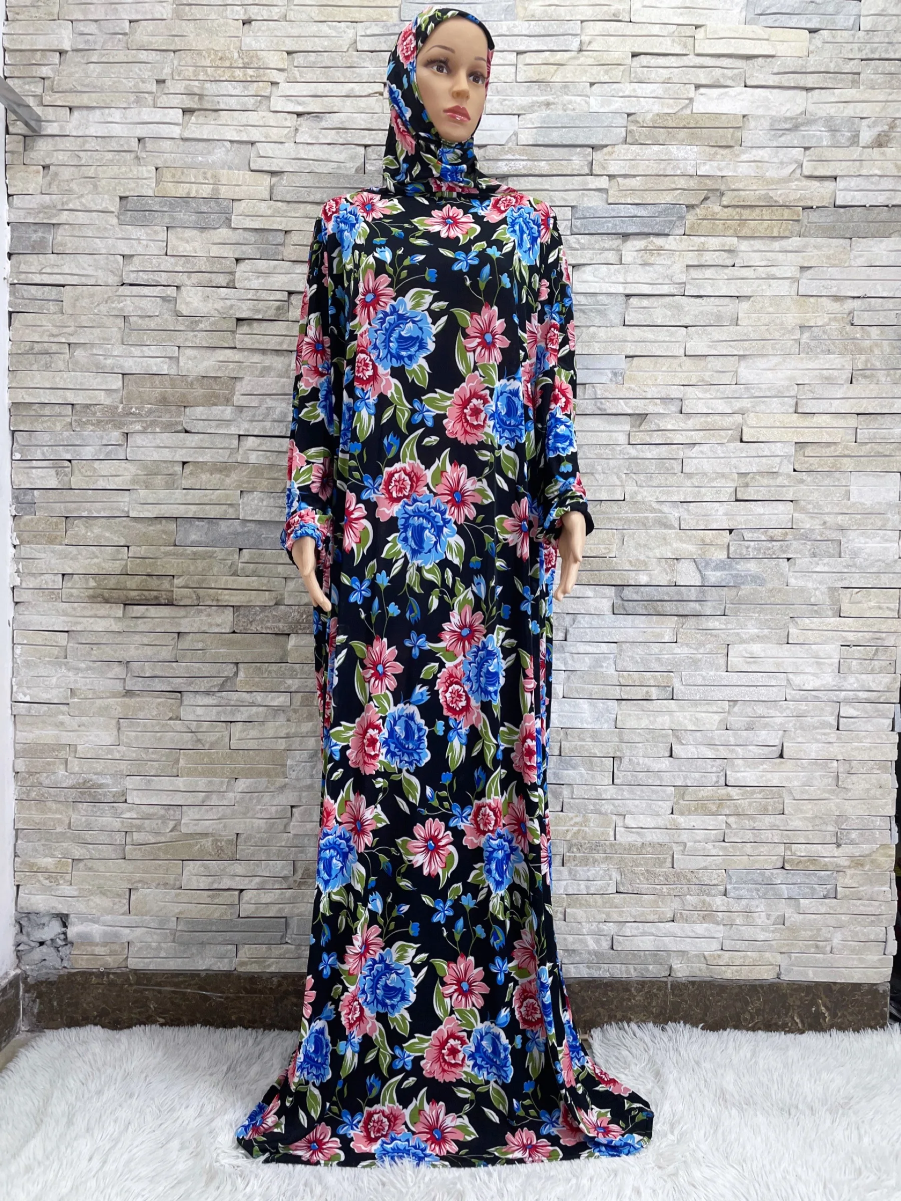 Ramadan Abaya Muslim Women, Hooded Turkey Dress, African Prayer