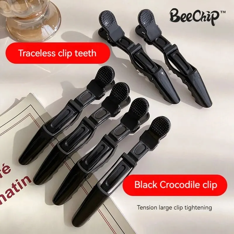 6 Packs Alligator Clip Beauty Hairdressing Clamp Plastic Hair Claw Women Girls Styling Hair Clips