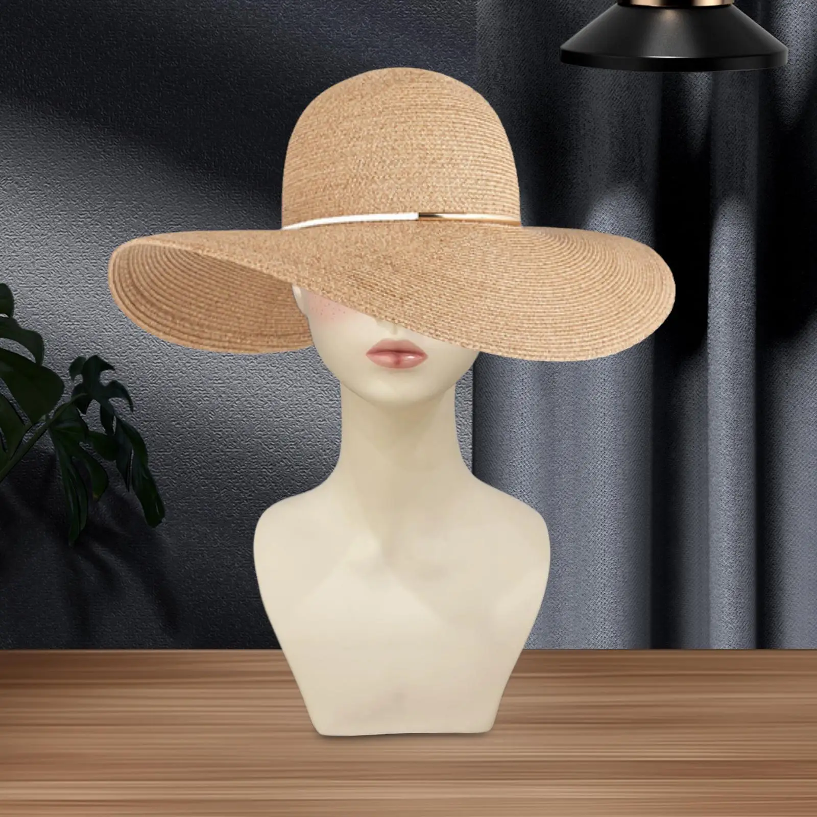 Female Bald Mannequin Head Multipurpose Sturdy Mannequin Head Wig Head for Making Display Hair Styling Wig Making Cap Hats