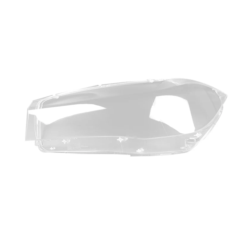 

Left Side For-BMW X5 F15 X6 F16 2014-2018 Car Headlight Lens Cover head light lamp Transparent Lampshade