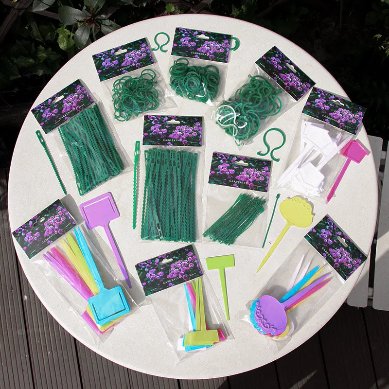 50/100Pcs Reusable Garden Cable Ties Plant Support Shrubs Fastener Tree Locking Nylon Adjustable Plastic Cable Ties Tools plant ties