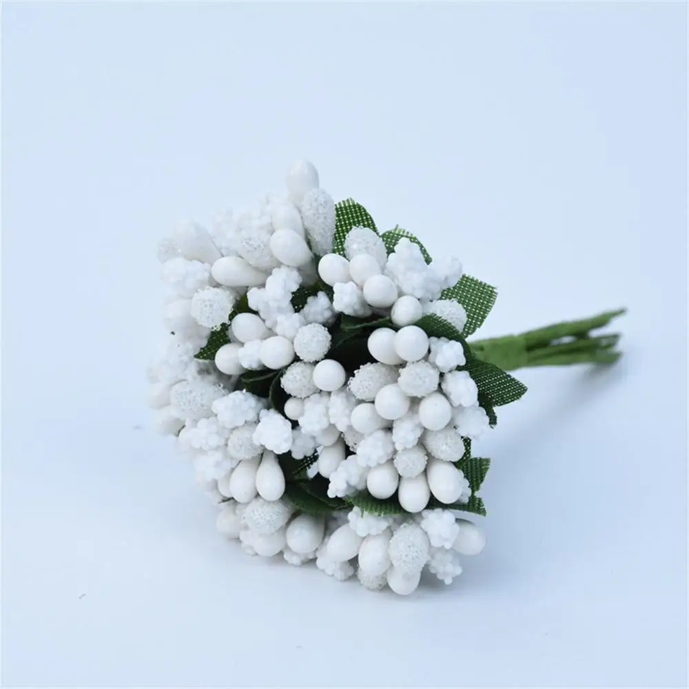 thumbnail image 1 of Mini bayas de acebo artificiales, flores de cerezo de imitación esmeriladas, guirnalda navideña para fiestas de bodas, decoración del hogar, 1 of 5