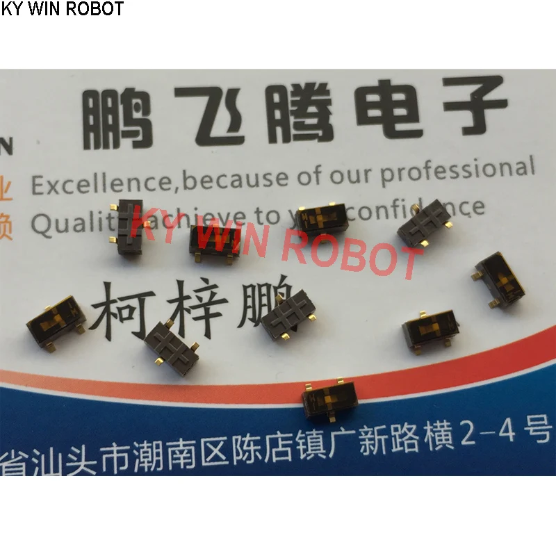 

1PCS Original Japanese CJS-1200TB dial switch 1-position patch 3-pin micro toggle 2 gear 3.5mm