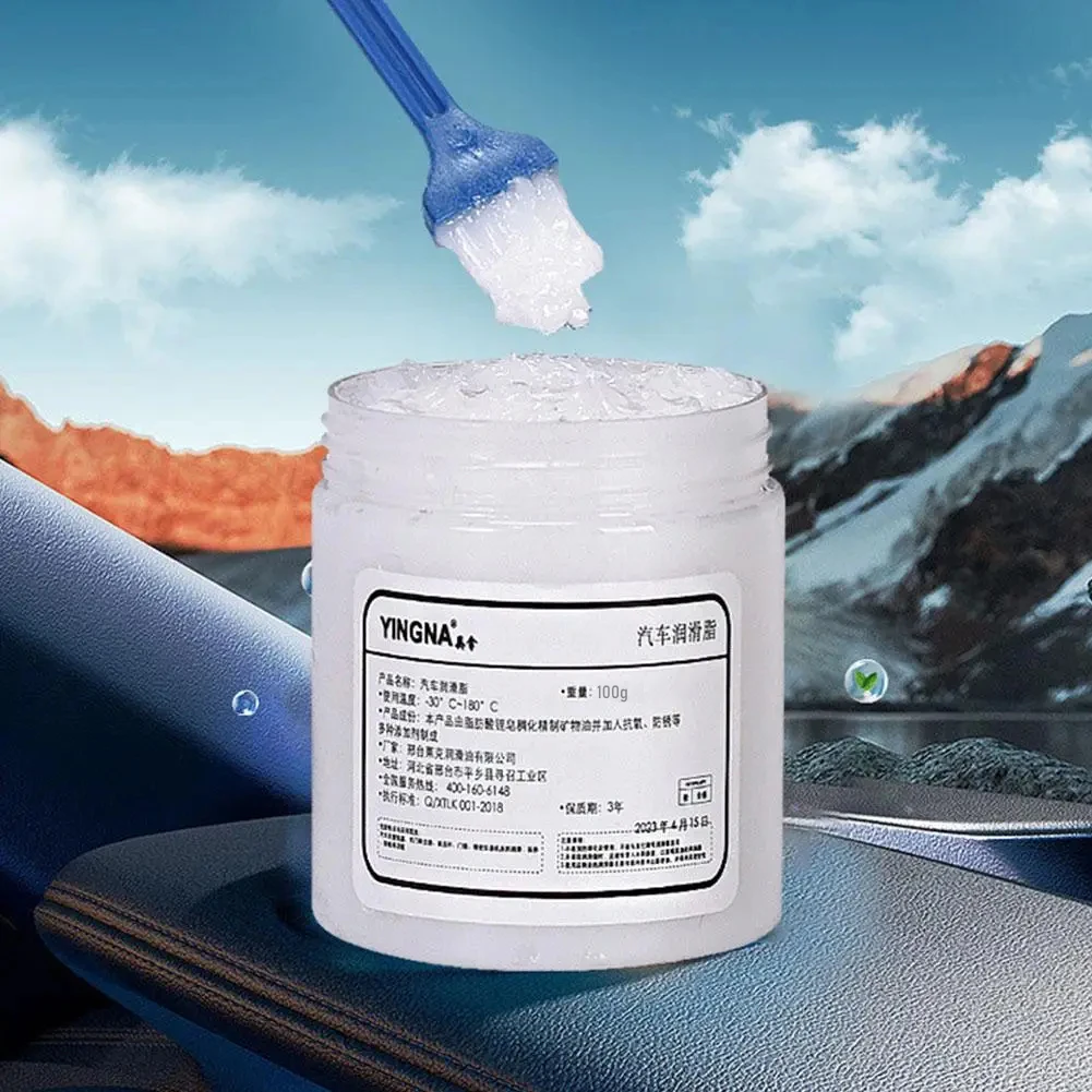 Car Lubricating Grease Set Lithium Track Abnormal Noise Antirust Oil White Mechanical Maintenance Gear Bearing Oil Grease Kit