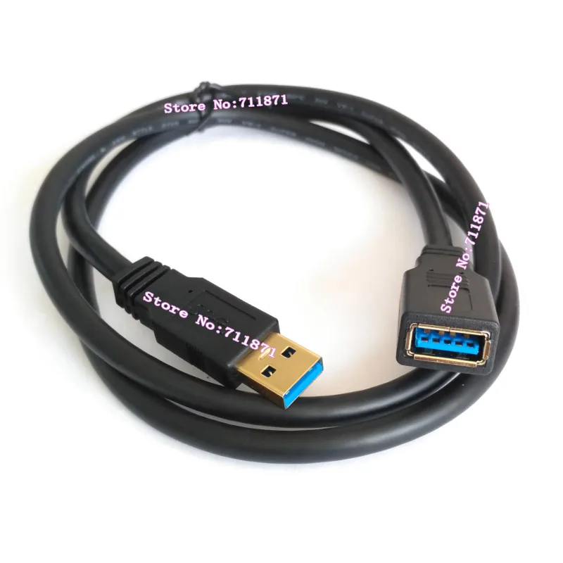 

Удлинительный кабель 100 см, черный/мужской/женский, Usb 3,0, Usb 3,0