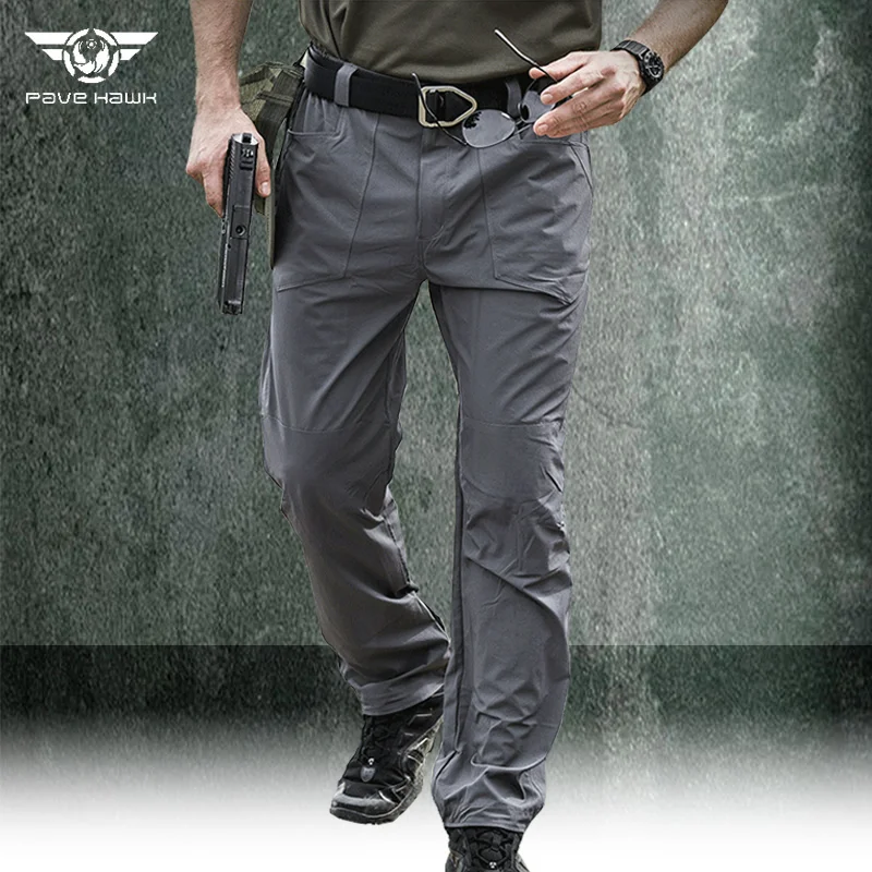 

Men's Army Tactical Pants Summer Thin Quick-drying Stretch Pants Military Breathable Wear-resistant Trousers Multi-pocket Pants