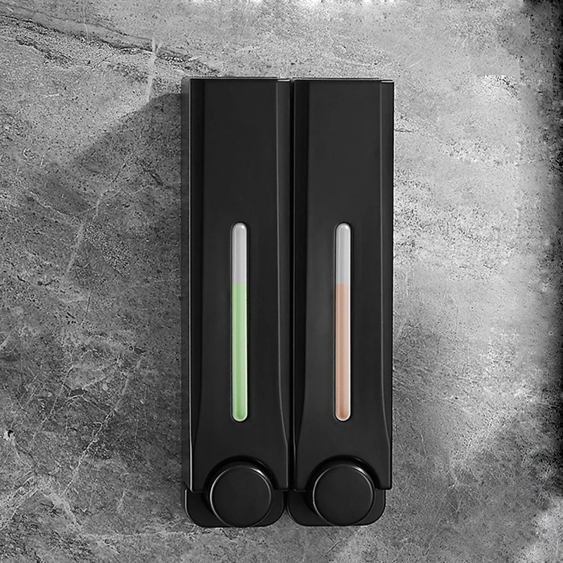 موزع صابون حائطي سعة ٥٠٠ مل، أنيق ومناسب للاستحمام...