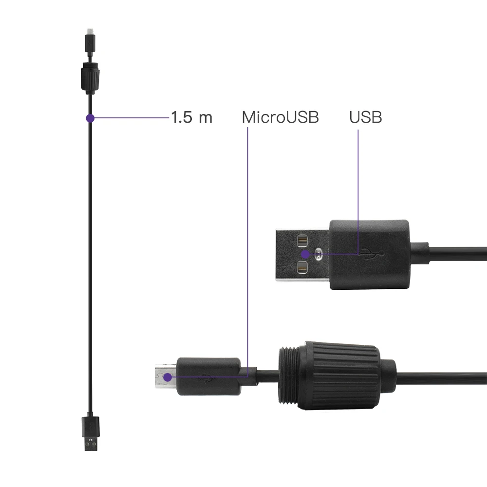 액션 카메라 USB 충전 케이스, 스포츠 카메라 방수 케이스 액세서리, 충전 케이블 포함, sj4000, sj7000