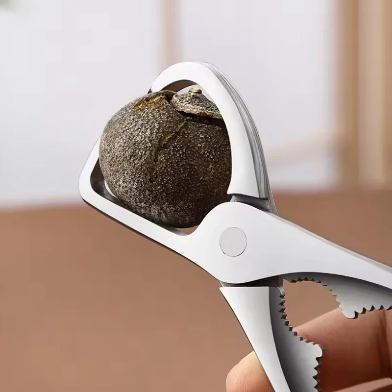 New Stainless Steel Tea Pliers Multifunction Manual Thickened Jaws Puer Clips for Puer Tea Cake