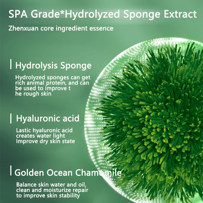 70% Pure Natural Sponge Freeze-Dried Powder Repair Facial Skin Acne Clean Pores Whiten Brighten Anti-Aging Seaweed Bone SkinCare 3
