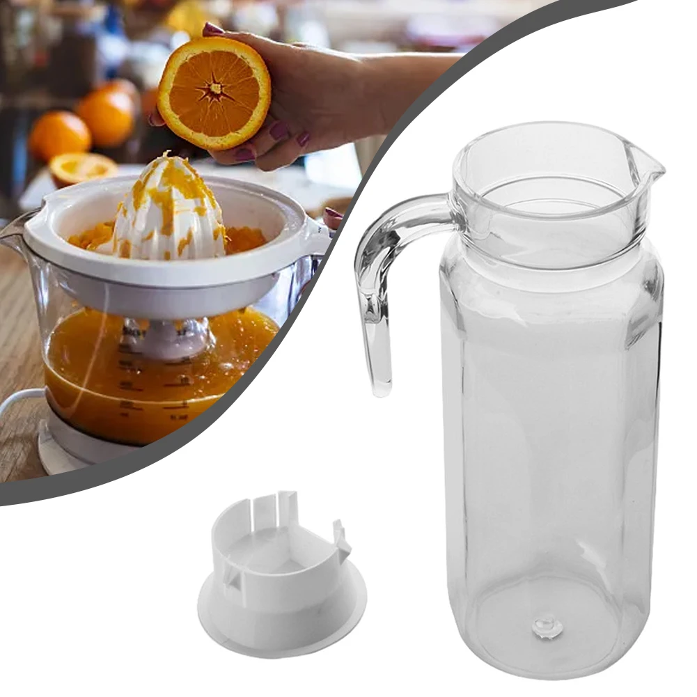 2Pcs 1.1L Water Juice JUG Pitcher Plastic BOTTLE Cocktail Fridge Kitchen  Home Lid 