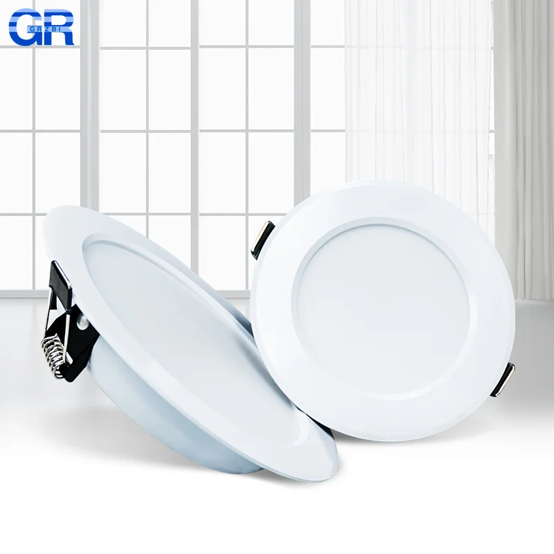 2-8pcs LED Downlight 220V Panel Lights 3W 5W 7W 9W 12W 15W Recessed Led Ceiling Down Light for Home Decor Lighting Spot Lamp