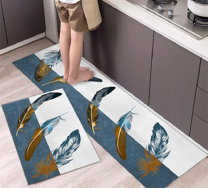 thumbnail image 1 of Alfombra estampada para el suelo, alfombra para cocina, puerta de baño, alfombrilla resistente a la suciedad para el baño, 1 of 5