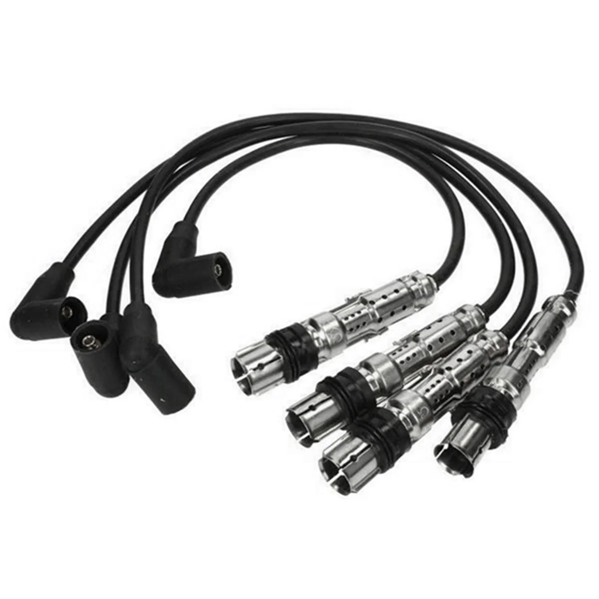 4Pcs 03F905409C 8Mm Ignition For VW Golf Beetle Touran Polo Skoda