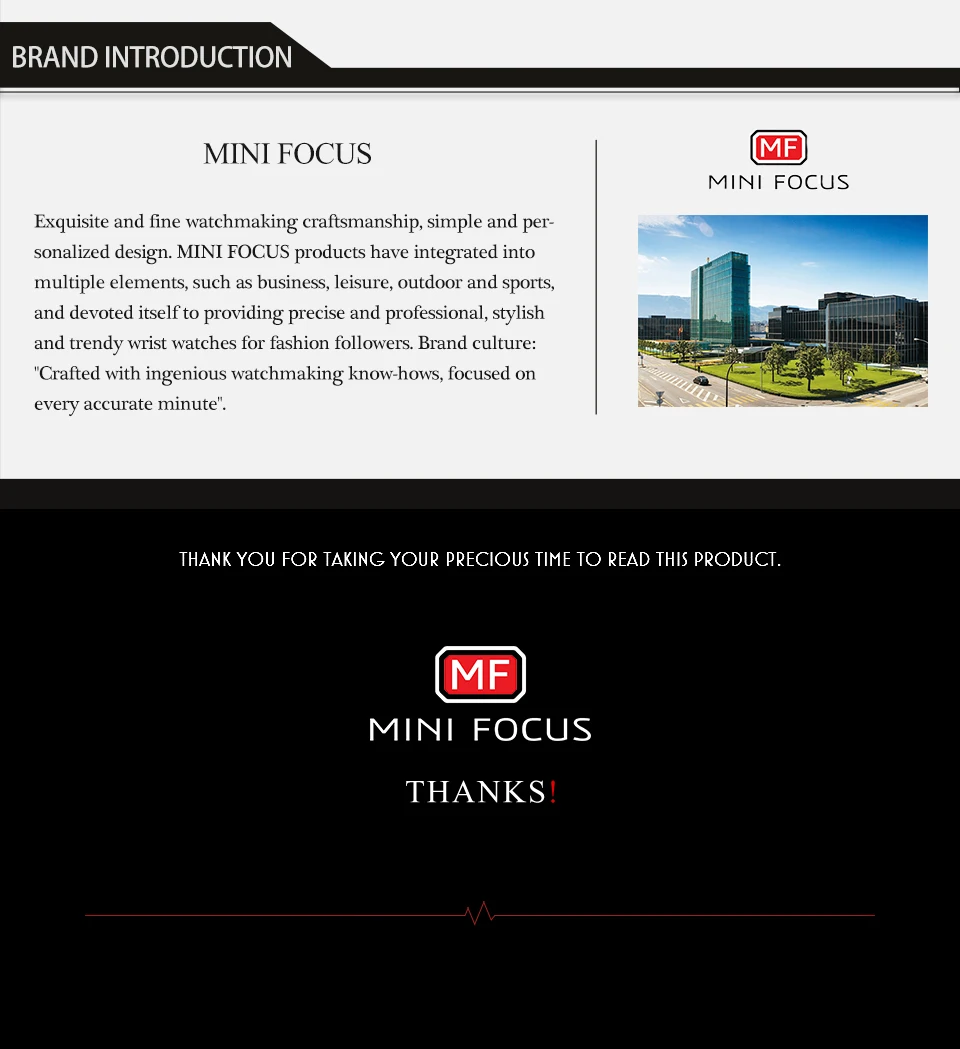 MINI FOCUS Quarzuhr für Herren, wasserdicht_voghion.com