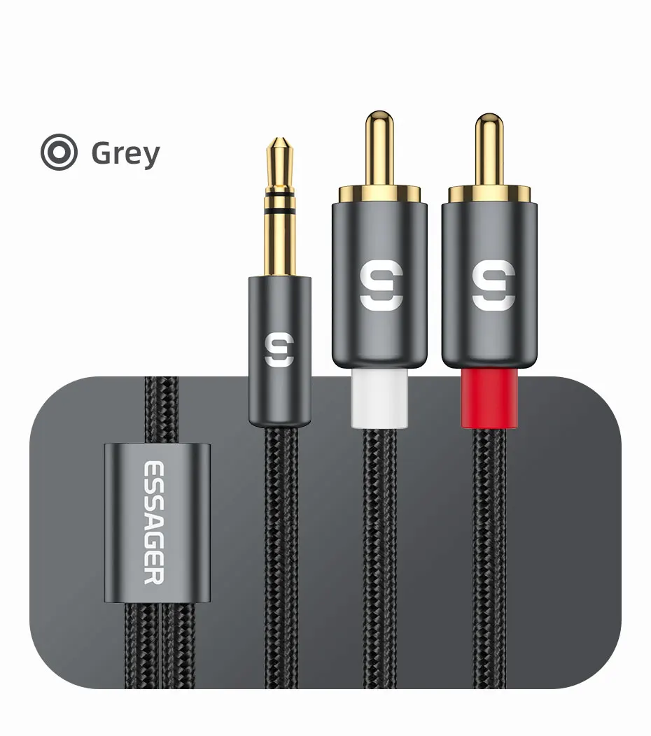 RCA Audio Cable Stereo 3.5mm to 2RCA Cable Male To Female AUX RCA Jack Y Splitte
