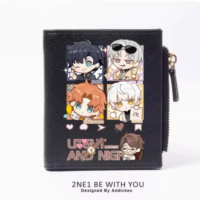 Sariel Light and Night Anime  Zipper Wallet Fold Bag Multi Card  Coin Pocket Holder Fashion Kids Wallets Gift