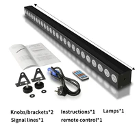24x12w RGBW 4in1 LED Strip Indoor Color Light Strip DMX512 Control Professional DJ Disco Wall Light Stage Light 2