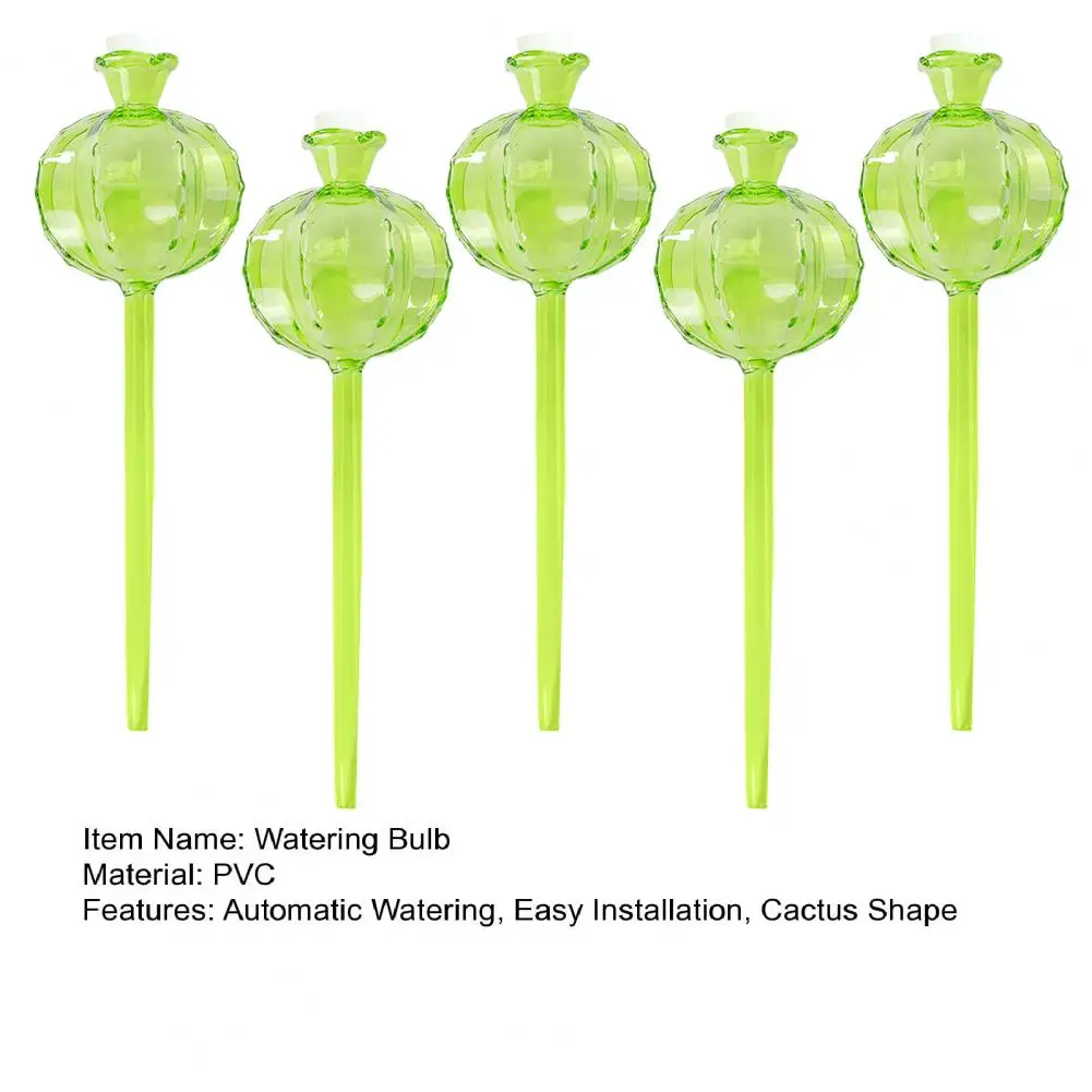 24cm Cactus Self Watering Bulbs Planter Insert Automatic Cactus Shape Plant Watering Devices For Houseplants Outdoor Potted