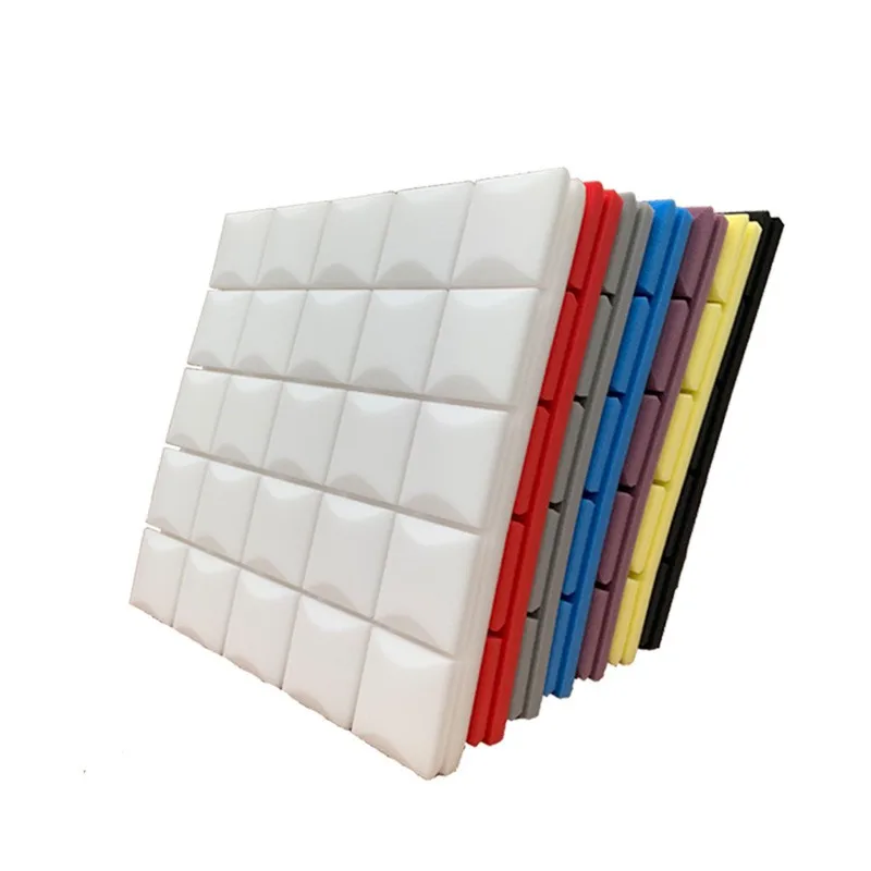 Espuma Acústica do Estúdio Insonorizada Esponja Protetora Absorção Sadia Painel do Tratamento 50x50x5cm Peças