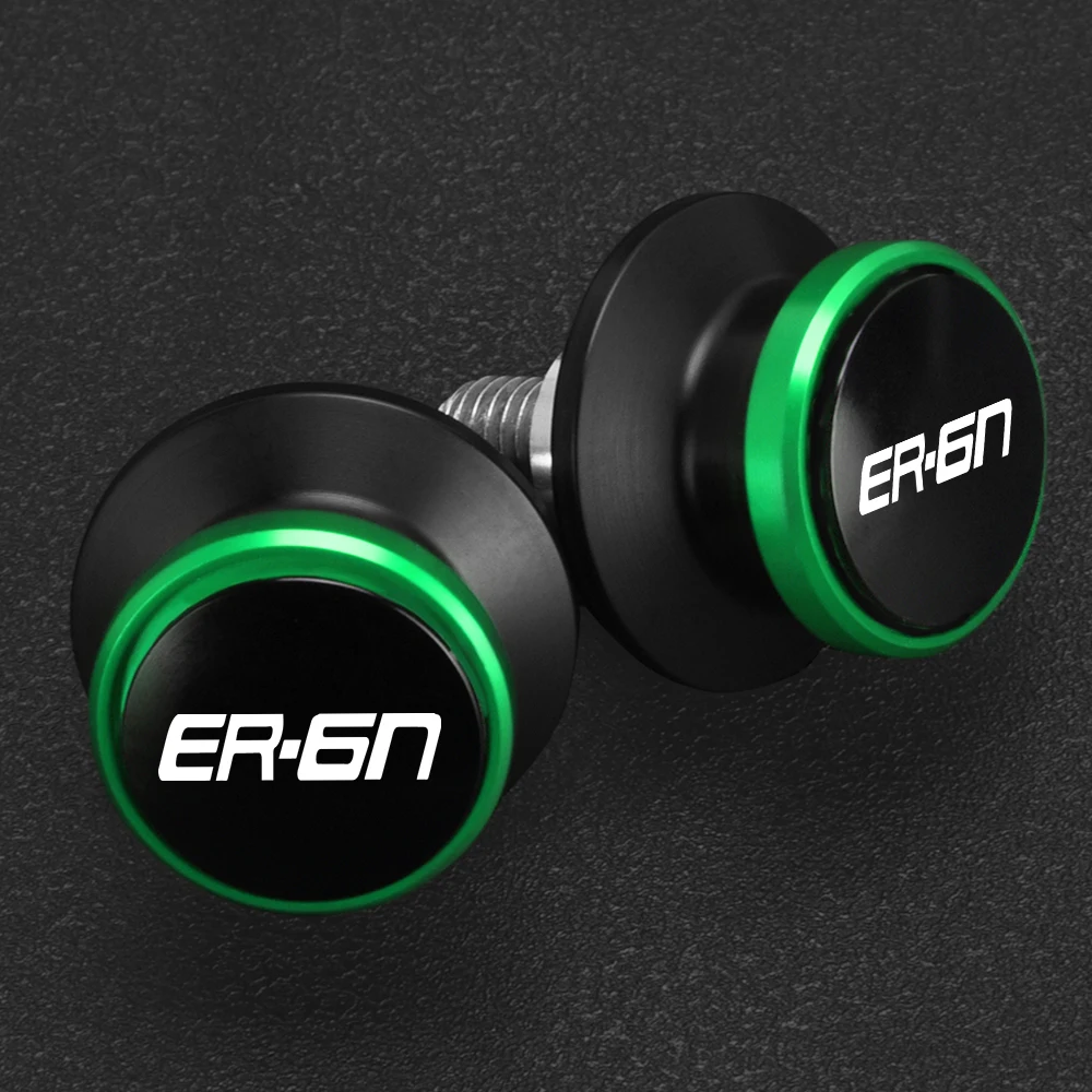 

ER-6N 2006-2008 Motorcycle Accessible For KAWASAKI ER-6N ER 6N ER6N 2006 2007 2008 M10 Swingarm Spools Rear Stand Screws Sliders