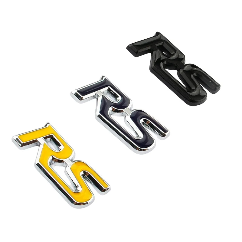 Premium 3D Metal Car Steering Wheel Emblem Badge Sticker