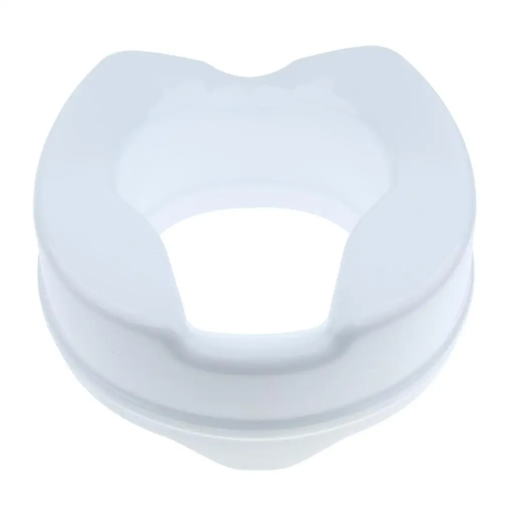 Portable Toilet Seat Riser Raised Elevated without Cover-4