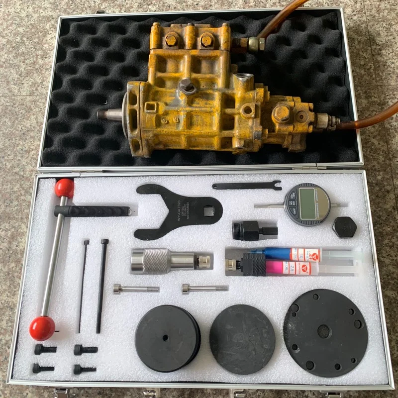 Diesel Common Rail Pump Disassemble Grinding Repair Tool Sets for CAT 320D