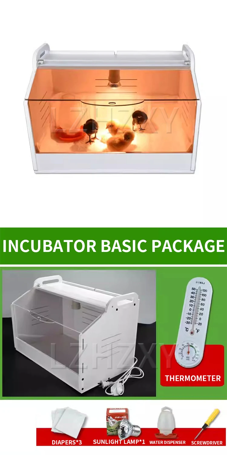 Chick Incubator, Quail/Duckling Heating and Incubation Box, Poultry Farm Incubat