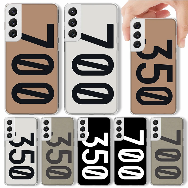 350 700 Custodia Per Telefono Yeezy-Design Per Samsung Galaxy S24 S23 S22 S21 Ultra S20 Fe S10 Plus S10E S9 S8 + Soft Cover Shell