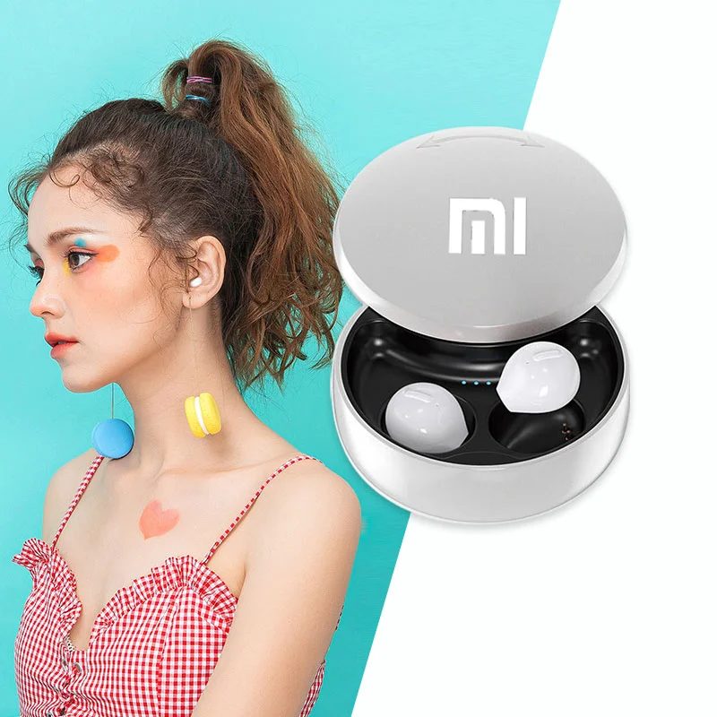 Xiaomi TWS Mini Bluetooth Earphones Wireless Headphones Sport Gaming Earbuds X21S Invisible With Mic HiFI Stereo Sound Headsets