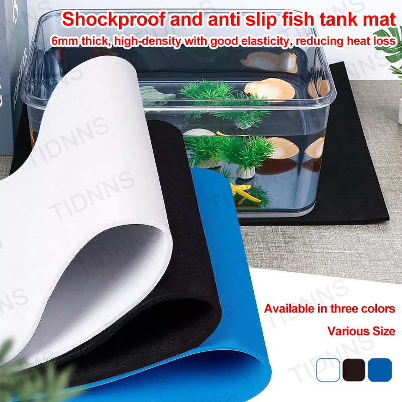 Fish Tank Mat Aquarium Anti-Slip Pad Shock-Absorbing Mute Thickened Black Mat Turtle Tank Landscaping Environmental Insulation