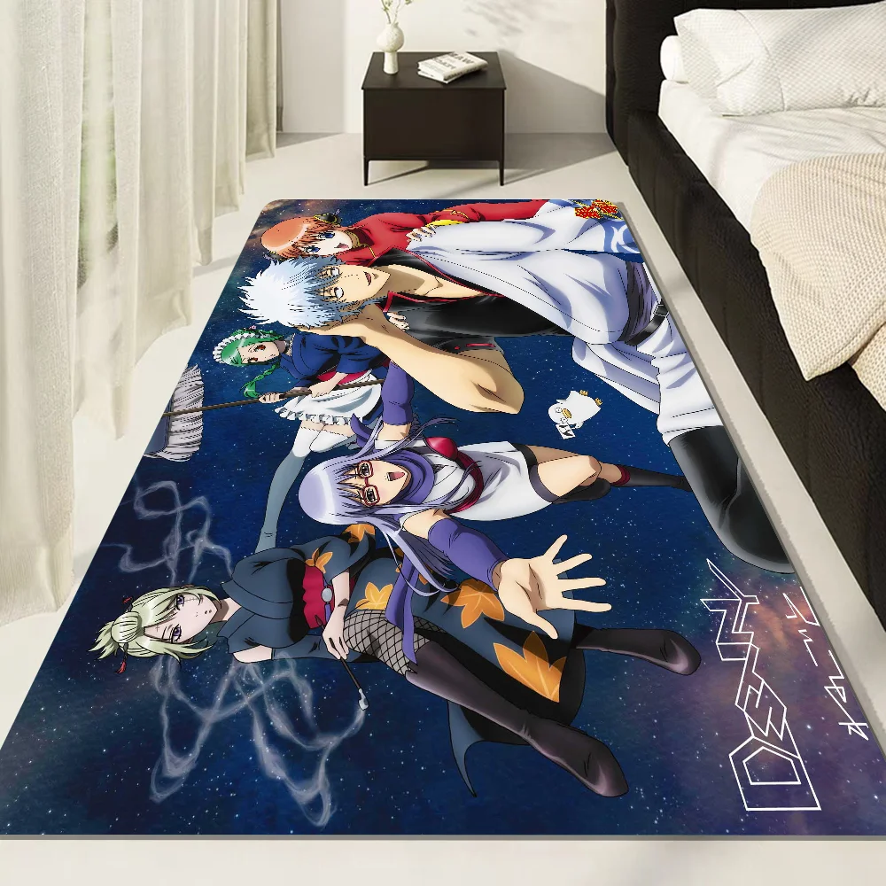 애니메이션 은타마 욕실 매트, 어린이 방 침실 장식, 발코니 미끄럼 방지 도어매트, 거실 웰컴 러그
