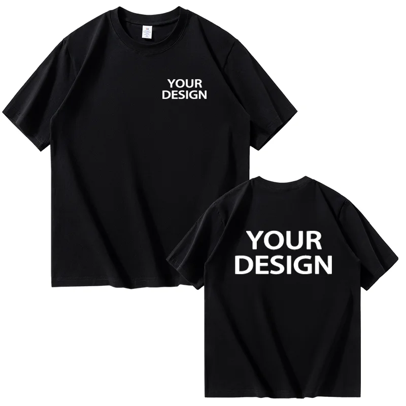 T-shirts en coton pour hommes et femmes, imprimés personnalisés, amples, décontractés, à la mode, personnalisez votre motif de Logo, gilet Camisole à manches courtes 1 T-shirts en coton pour hommes et femmes, imprimés personnalisés, amples, décontractés, à la mode, personnalisez votre motif de Logo, gilet Camisole à manches courtes 1