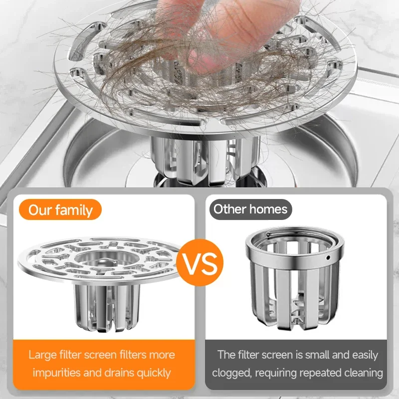 Floor Drain Deodorant Magnetic Self-Closing Odor Insect Proof for Bathroom Toilet Sewer Shower