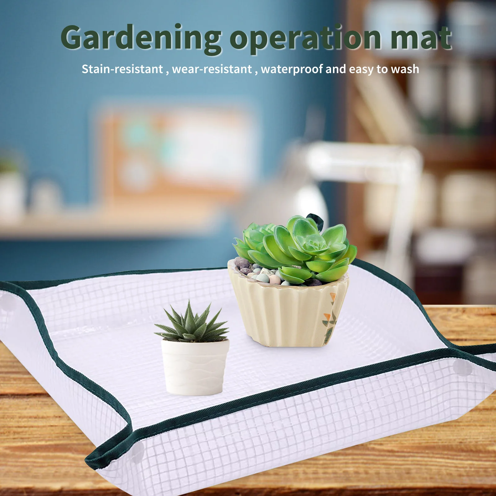 Foldable Planting Mat Gardening Potting Mats Waterproof Dust Proof Repotting Mat Transplanting Pad Flower Plant Pots Pads hanging flower pots