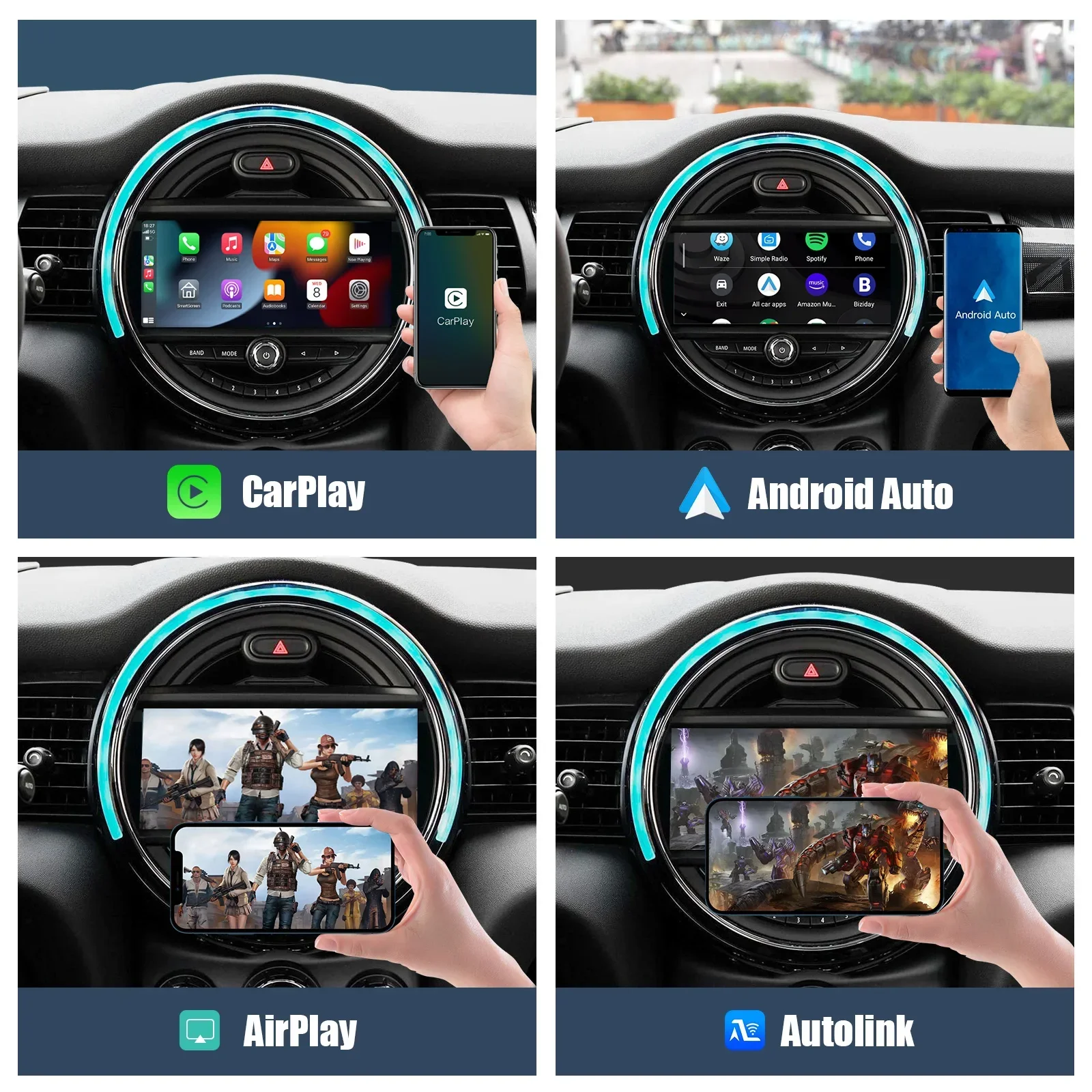  CarPlay ȵ̵ ڵ BMW ̴ R55 R56 R57 R58 R59 R60 R61 F54 F55 Clubman Countryman Hardtop John Cooper F56 F57