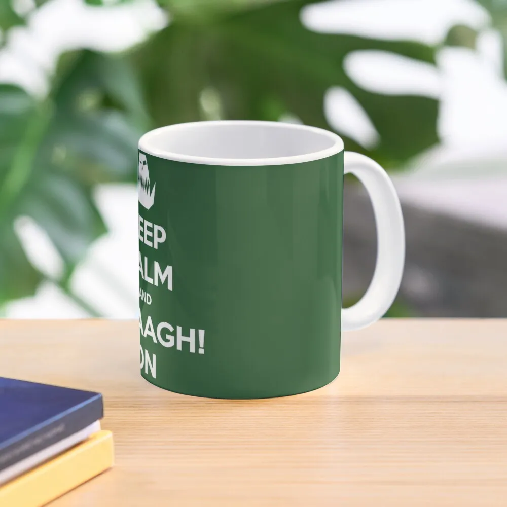 

Keep calm and WAAAGH! on Coffee Mug Beautiful Teas Aesthetic Cups Cups For Personalized Gifts Mug