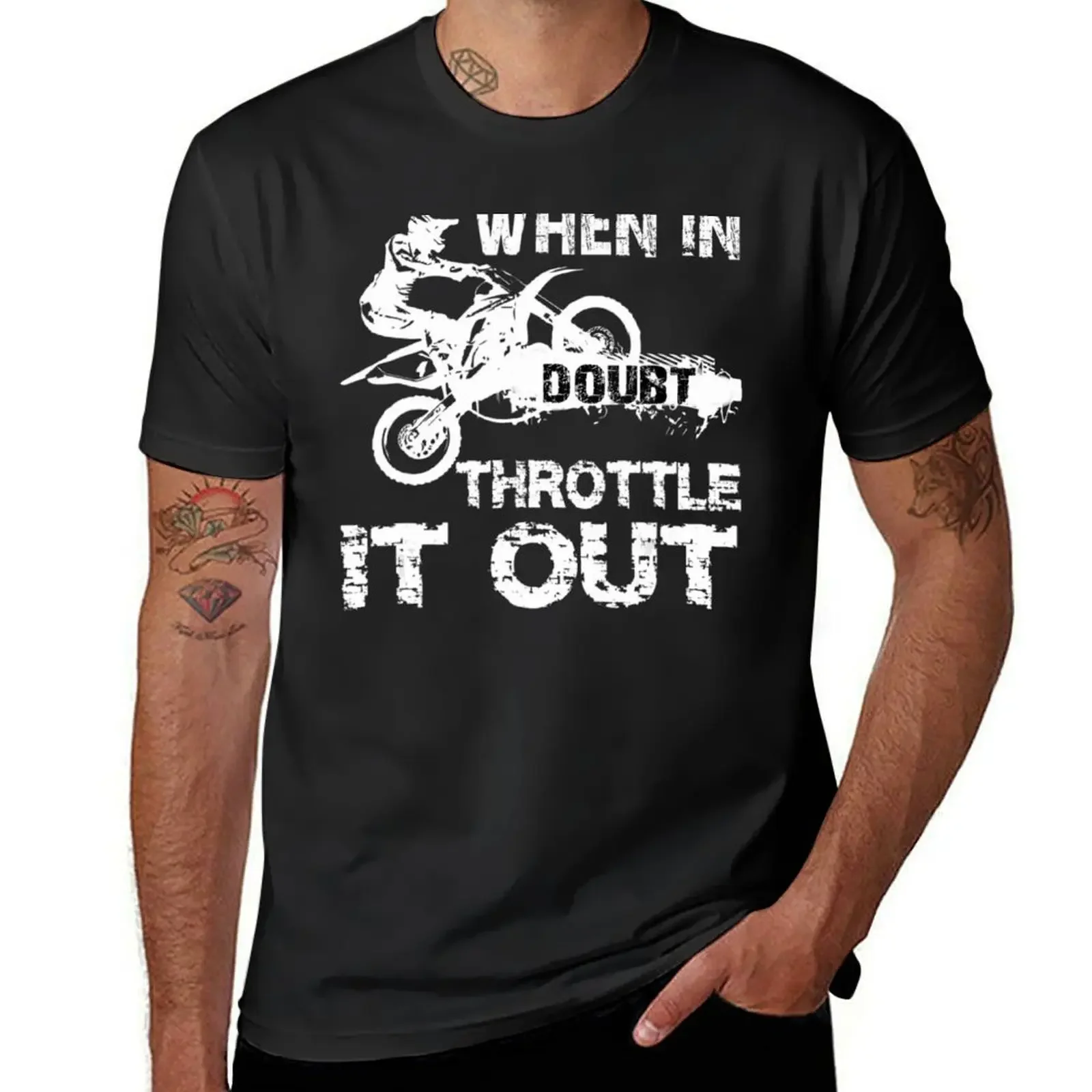 

Dirt Bike Motocross Biker Riding Motorcycle T-shirt plus size tops vintage clothes summer clothes oversized t shirts for men