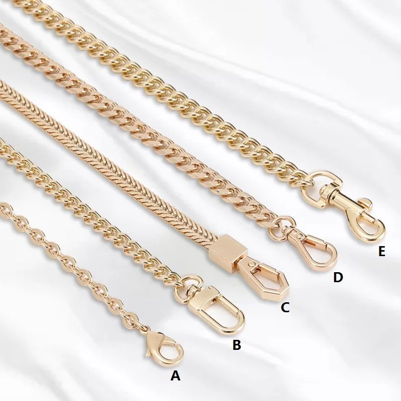 

Free Shipping 6mm 7mm 8mm 9mm Metal Chain With Pearl Women Bag Strap Replace Handbag Schoolbag Chains