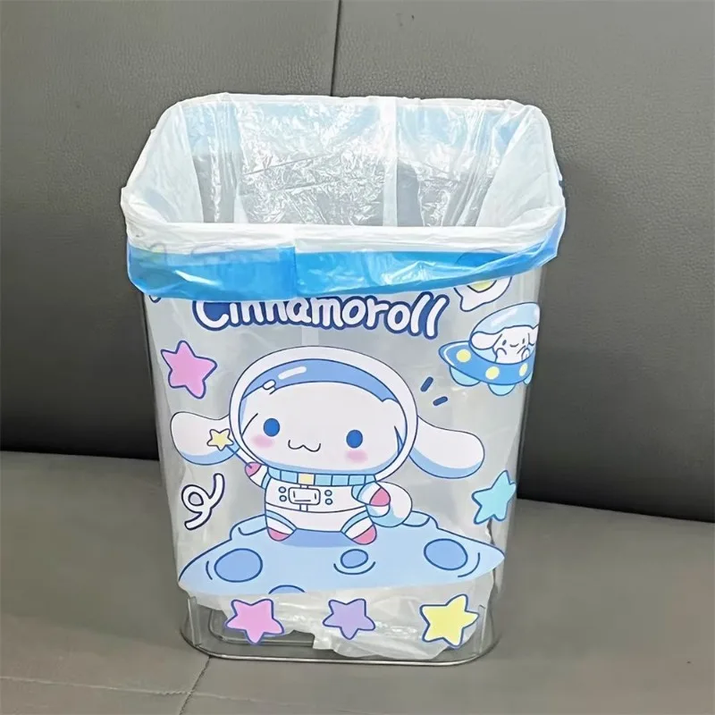 

sanrio Hello Kitty Black Rice Cinnamoroll Cute Creative Simple Toy Storage Kawaii Cartoon Anime Character Trash Can Wholesale