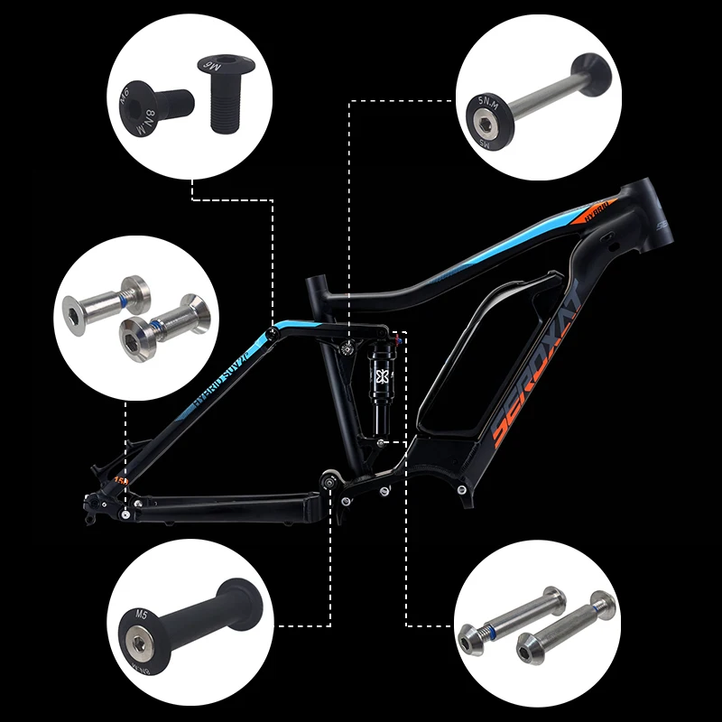 Bulloni Manitou Ammortizzatori Mtb Ammortizzatore Posteriore Per
