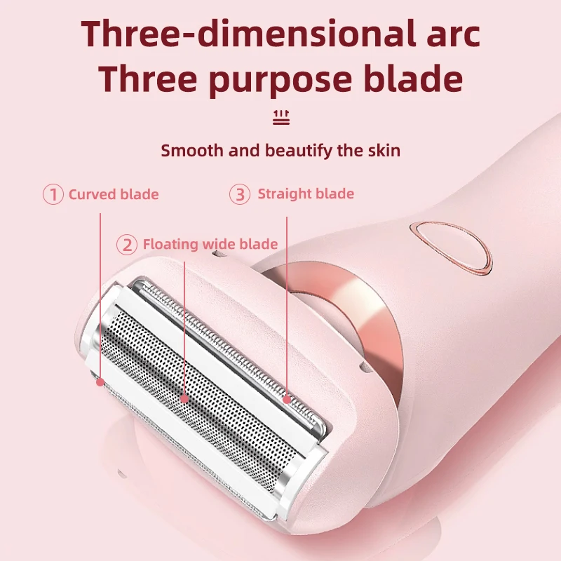 electric shaver body hair trimmer hair removal epilator facial hair epilator Painless Hair Removal Epilator USB Rechargeable Trimmer Women Body Razor Face Leg Armpit Bikini Hand Pubic Shaver Hair Remover
