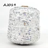 COOMAMUU Luxury Cotton Sequins Yarn пряжа 500G/Bobbin Hand Knitting Yarn 3MM+6MM Sequins accessories yarn 2