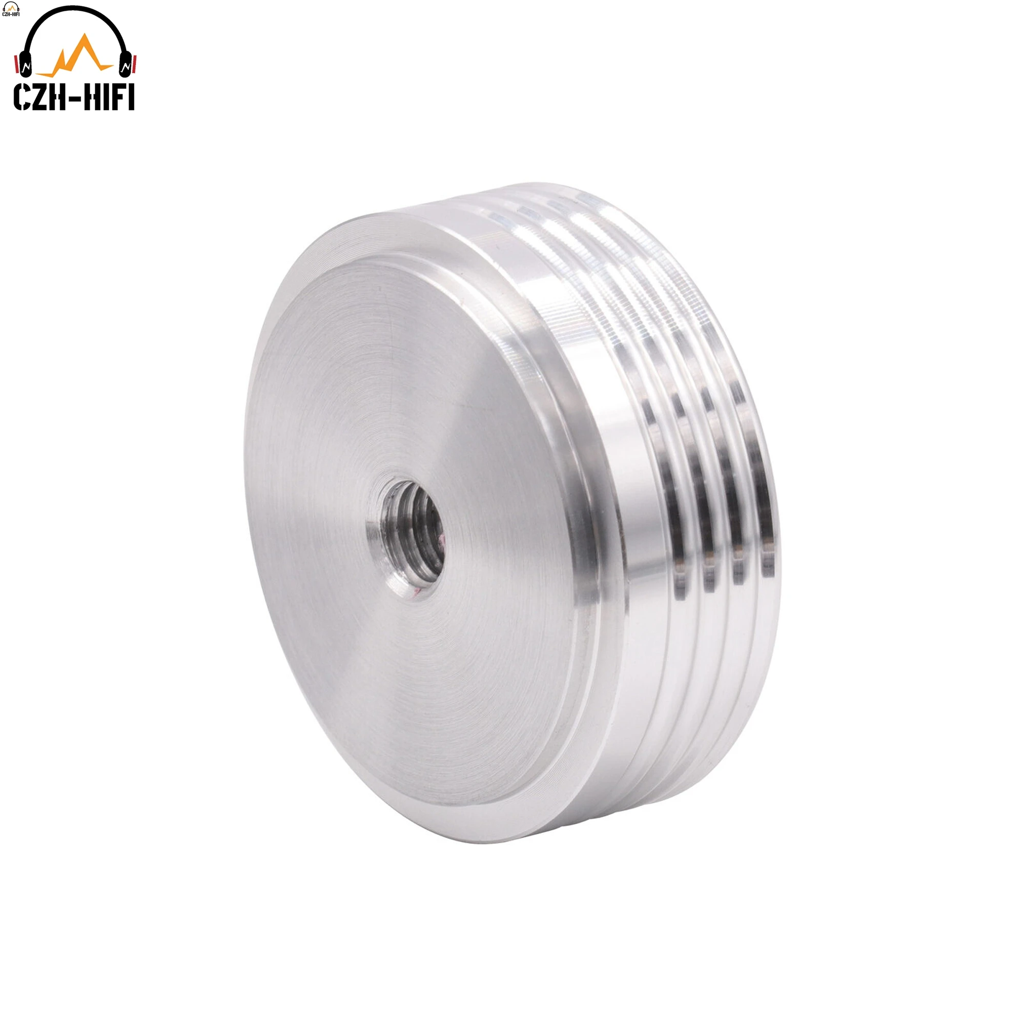 44mm 39mm bearbeitetes massives Aluminium Lautsprecher Isolation ständer Basis verstärker CD-Player Plattenspieler Spike Füße Matte Pad Kegel Audio DIY – Detail 5