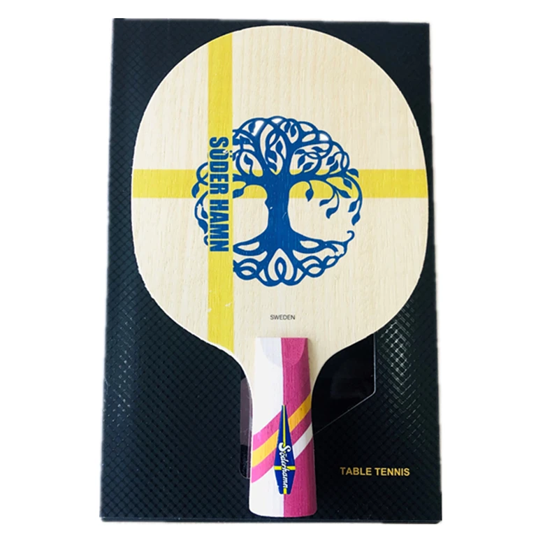 Stuor New Arrive YELLOW Carbon Inner Table Tennis Blade Table Tennis Racket Ping Pong Paddles Carbon Fiber Built-in CS FL Handle