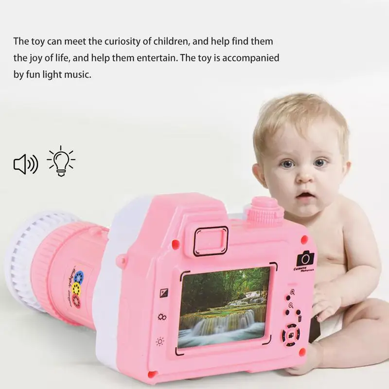 

Kids LED Camera Flashing Projection Toys Kids Digital Camera With Sling Luminous Sound Flashlight Children Camera Toys