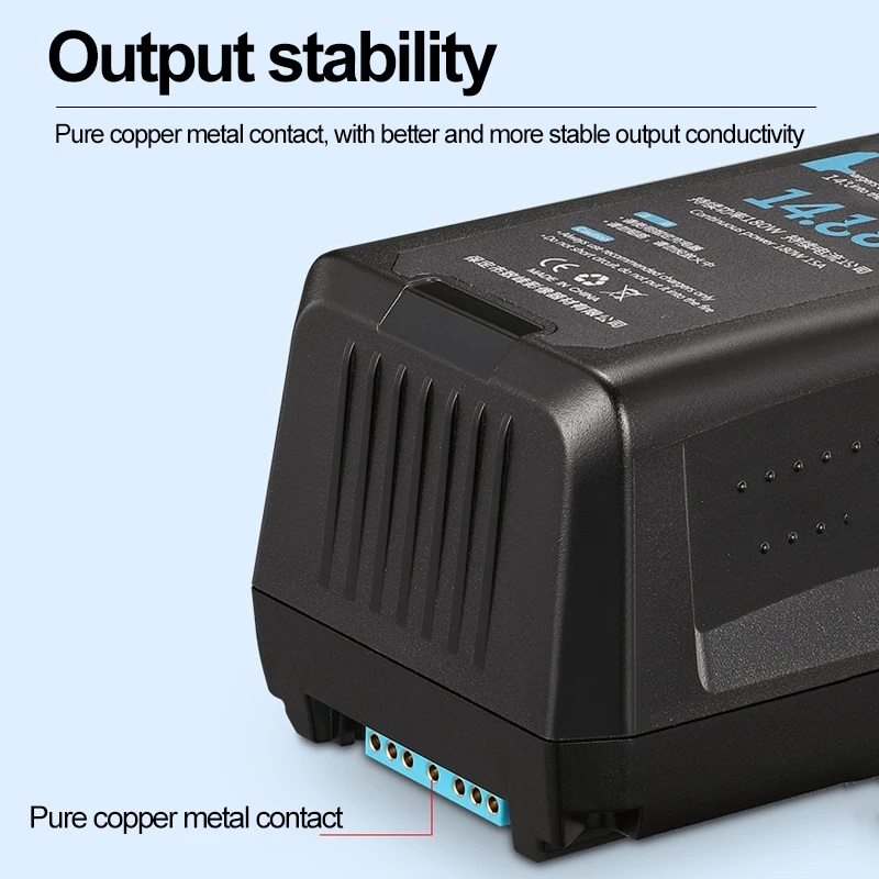 ZIFON V Mount Battery V Lock Rechargeable Battery With 2