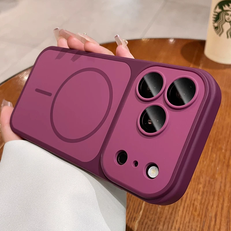 Matte Armor Magnetic Shockproof Magsafe Phone Case