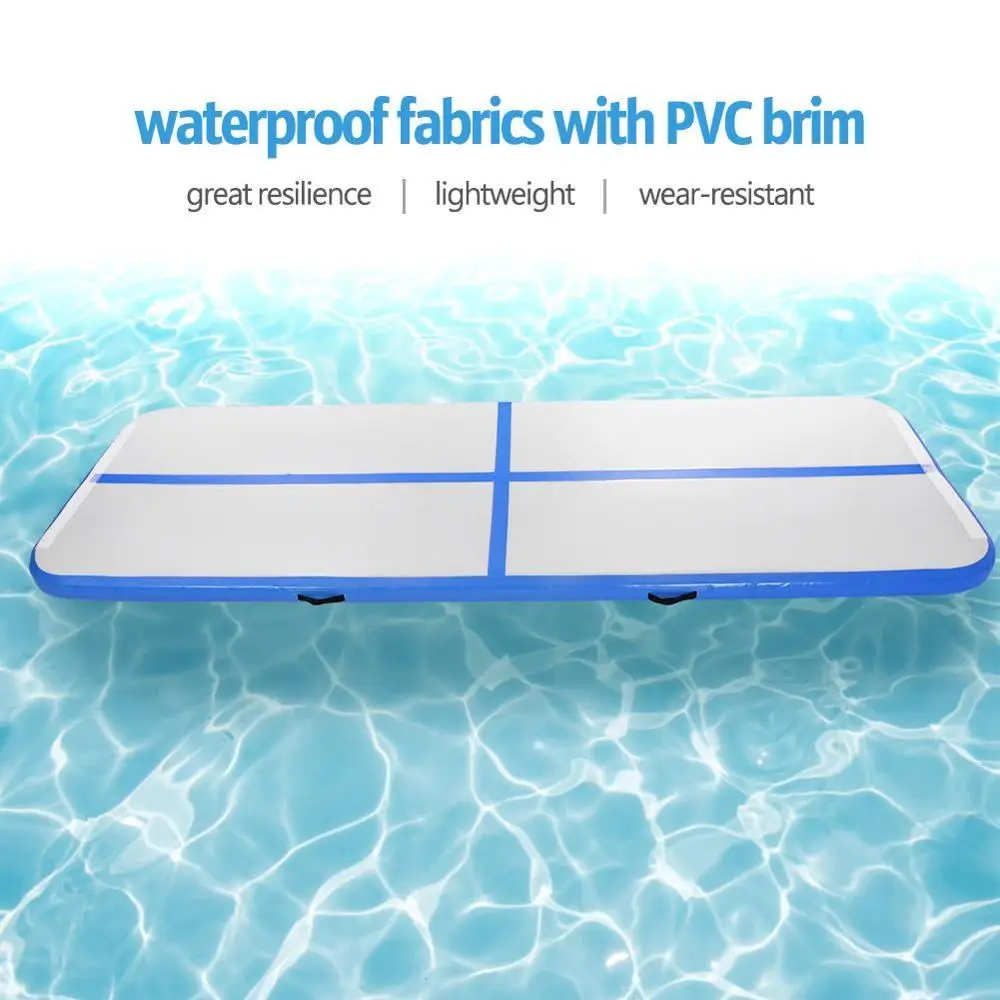 4 Meters Durable Inflatable Gymnastics Air Floor Mattress Yoga Mat Home Use Professional Training Sports GYM Mat with Pump Set S7ec7ca5033634b06b19e8731a181045f1
